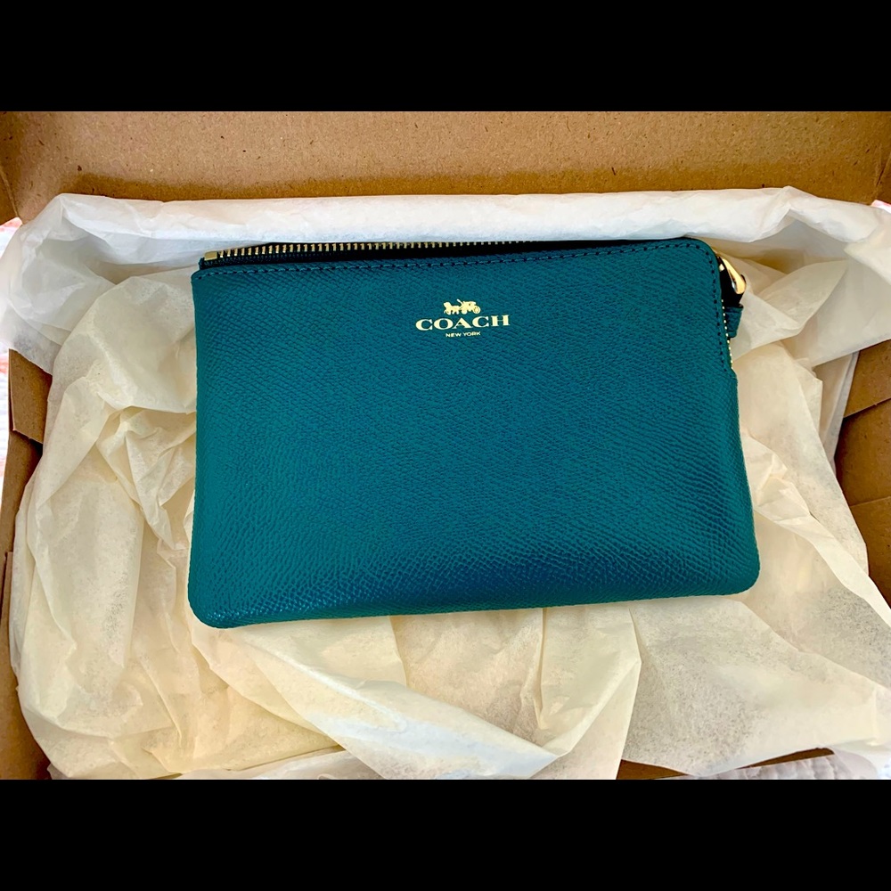 Coach Emerald Wristlet
